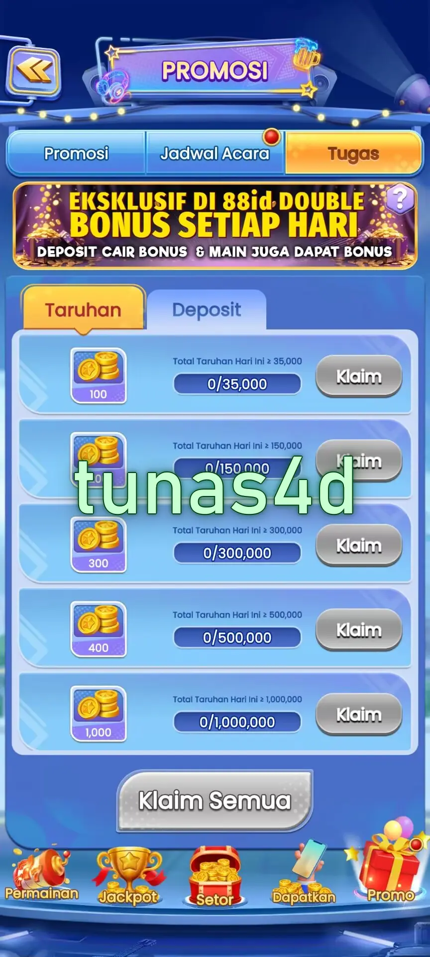 tunas4d Masuk